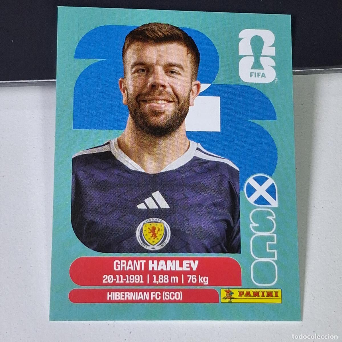 Football Stickers: A38 SCO10 GRANT HANLEY 10 ESCOCIA SCOTLAND SCO MUNDIAL FIFA WORLD CUP 2026 STICKER PANINI