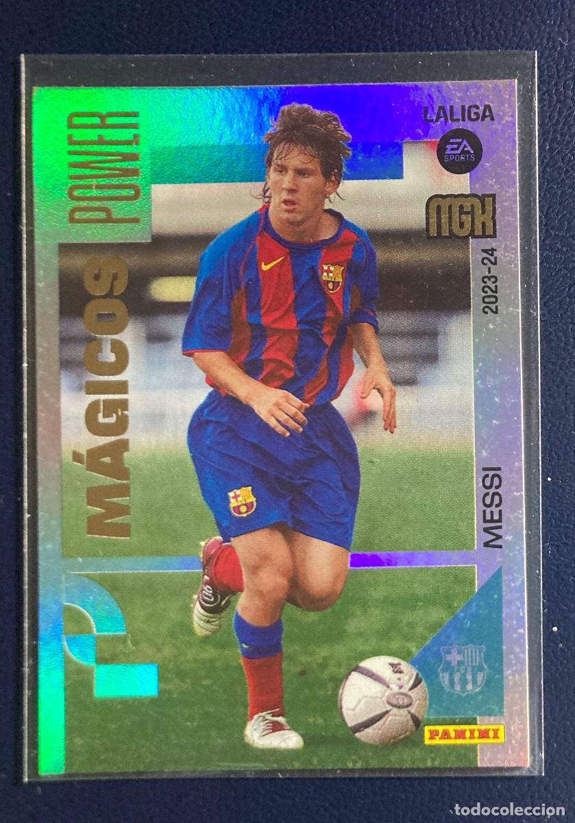 Football Stickers: P439 439 MESSI BARCELONA MAGICOS POWER MEGACRACKS 2023 2024 23 24