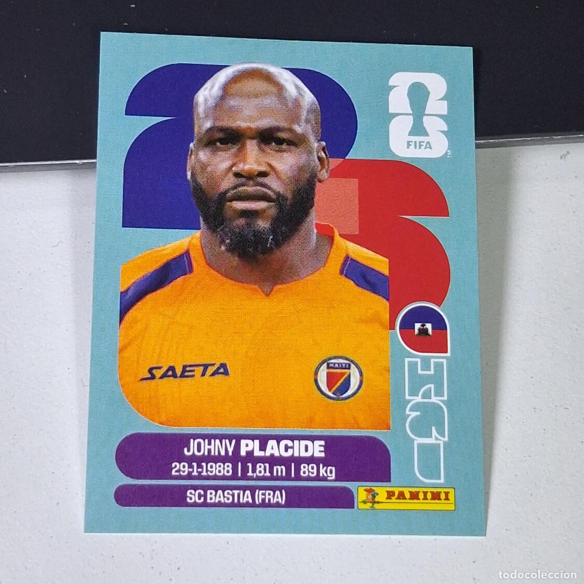 Football Stickers: A38 HAI2 HAI 2 JOHNY PLACIDE HAITI HAI MUNDIAL FIFA WORLD CUP 2026 STICKER PANINI