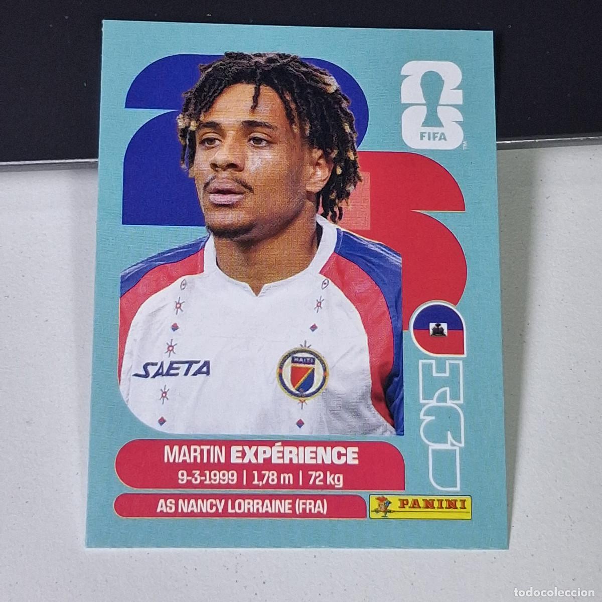 Football Stickers: A38 HAI4 MARTIN EXP&Eacute;RIENCE 4 HAITI HAI MUNDIAL FIFA WORLD CUP 2026 STICKER PANINI