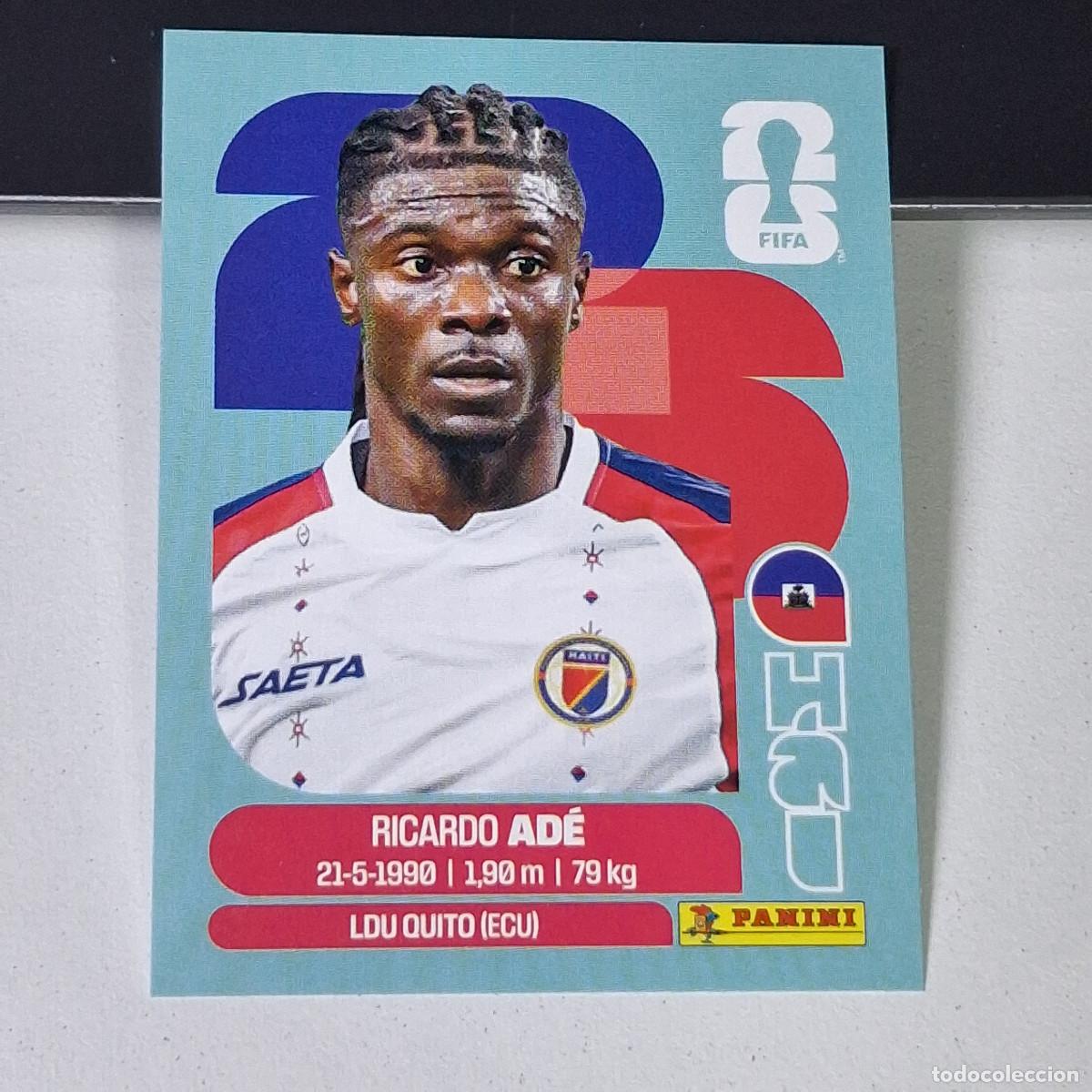 Football Stickers: A38 HAI6 RICARDO AD&Eacute; 6 HAITI HAI MUNDIAL FIFA WORLD CUP 2026 STICKER PANINI