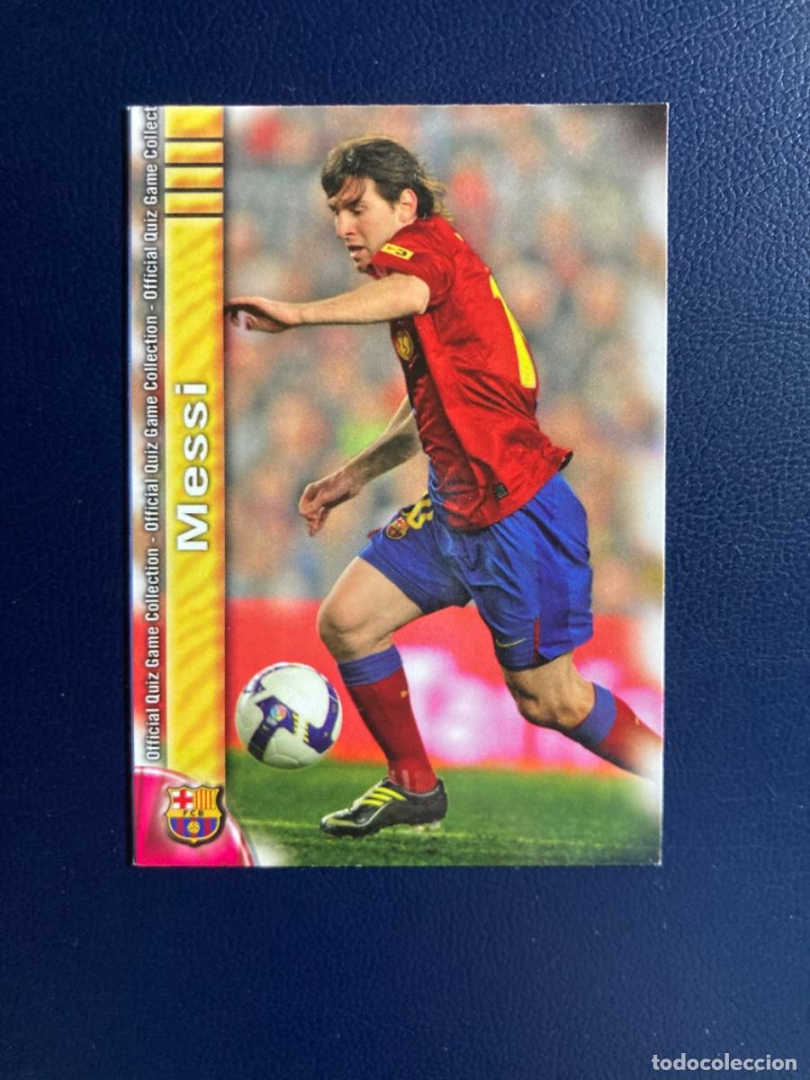 Football Stickers: 18 MESSI, F.C. BARCELONA, QUIZ GAME LIGA 2009 2010, MUNDICROMO