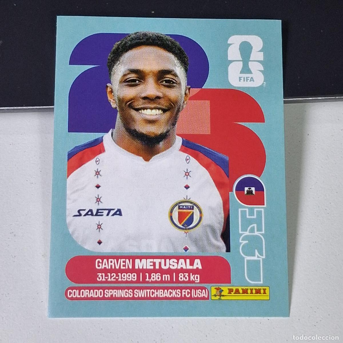 Cromos de F&uacute;tbol: A38 HAI8 GARVEN METUSALA 8 HAITI HAI MUNDIAL FIFA WORLD CUP 2026 STICKER PANINI