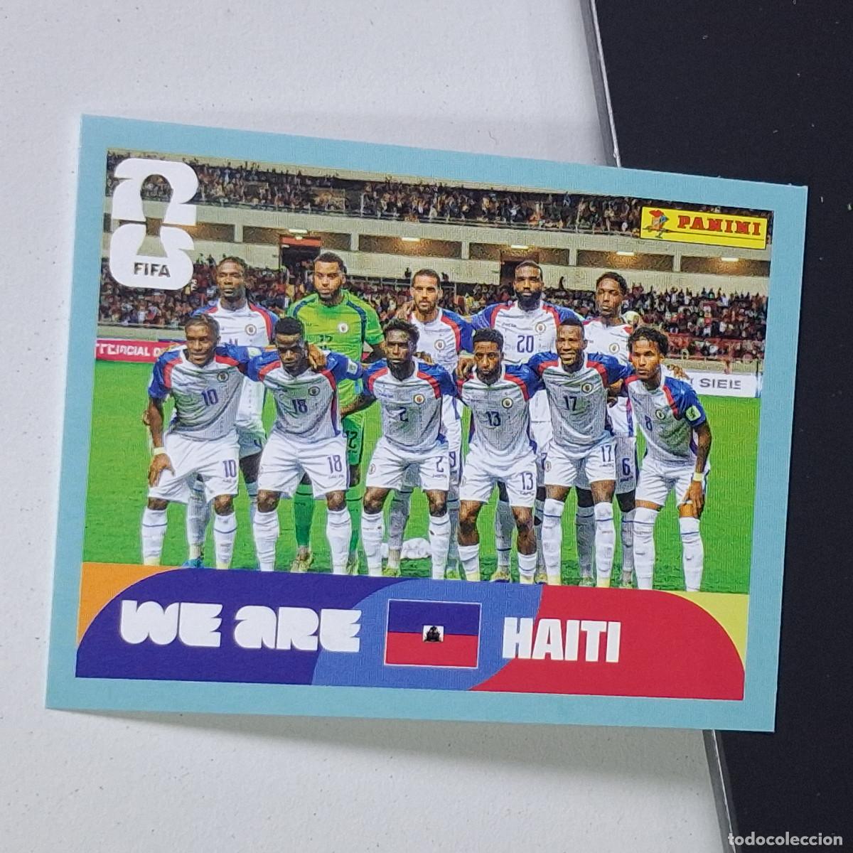 Cromos de F&uacute;tbol: A38 HAI13 TEAM PHOTO EQUIPO 13 HAITI HAI MUNDIAL FIFA WORLD CUP 2026 STICKER PANINI