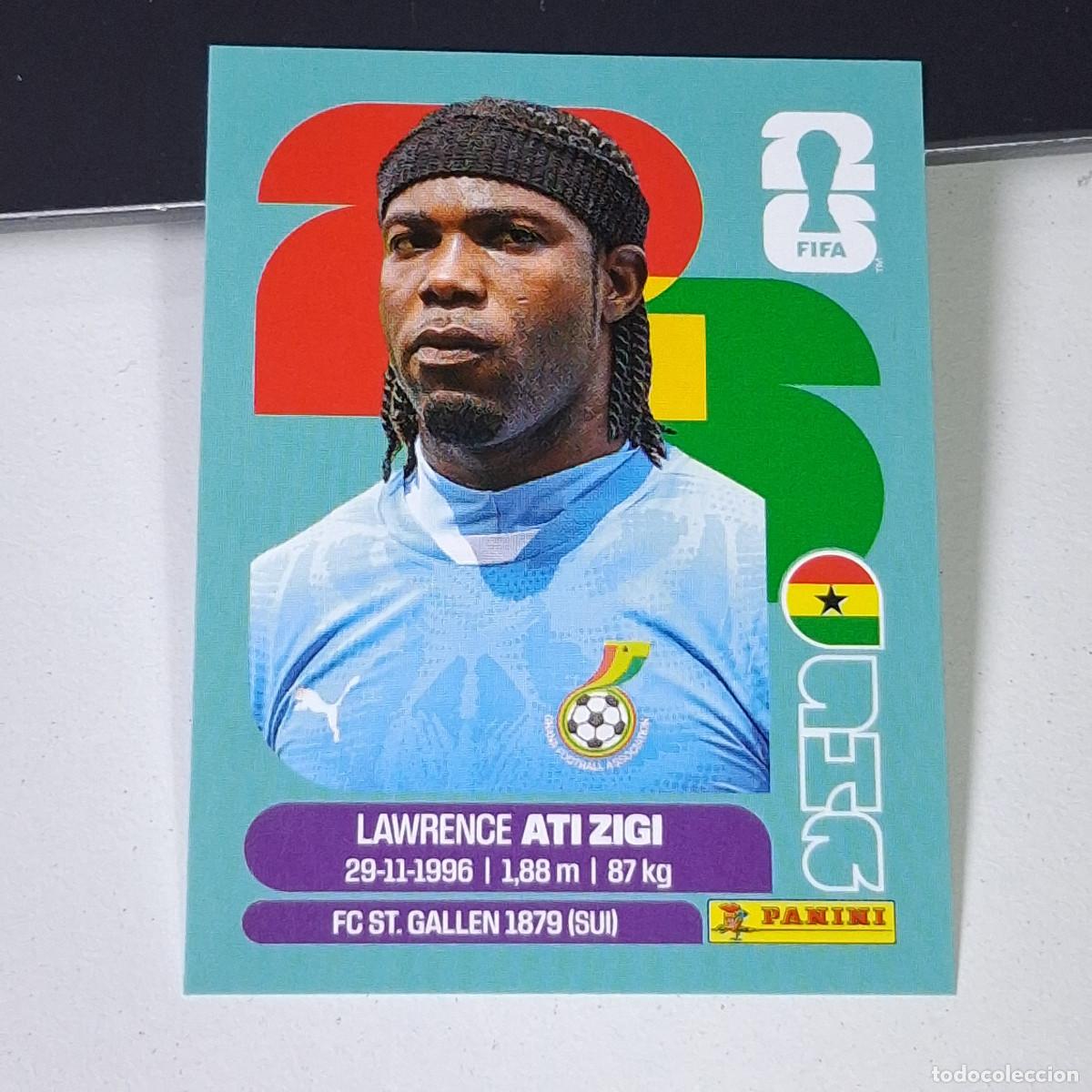Cromos de F&uacute;tbol: A38 GHA2 LAWRENCE ATI ZIGI 2 GHANA GHA MUNDIAL FIFA WORLD CUP 2026 STICKER PANINI