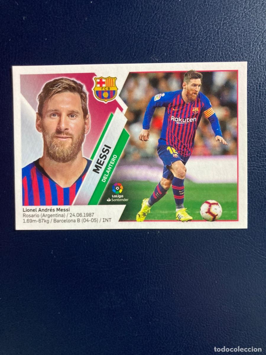 Cromos de F&uacute;tbol: 14 Lionel Messi - FC Barcelona - Ediciones ESTE Liga 2019 2020 19 20 Sin pegar