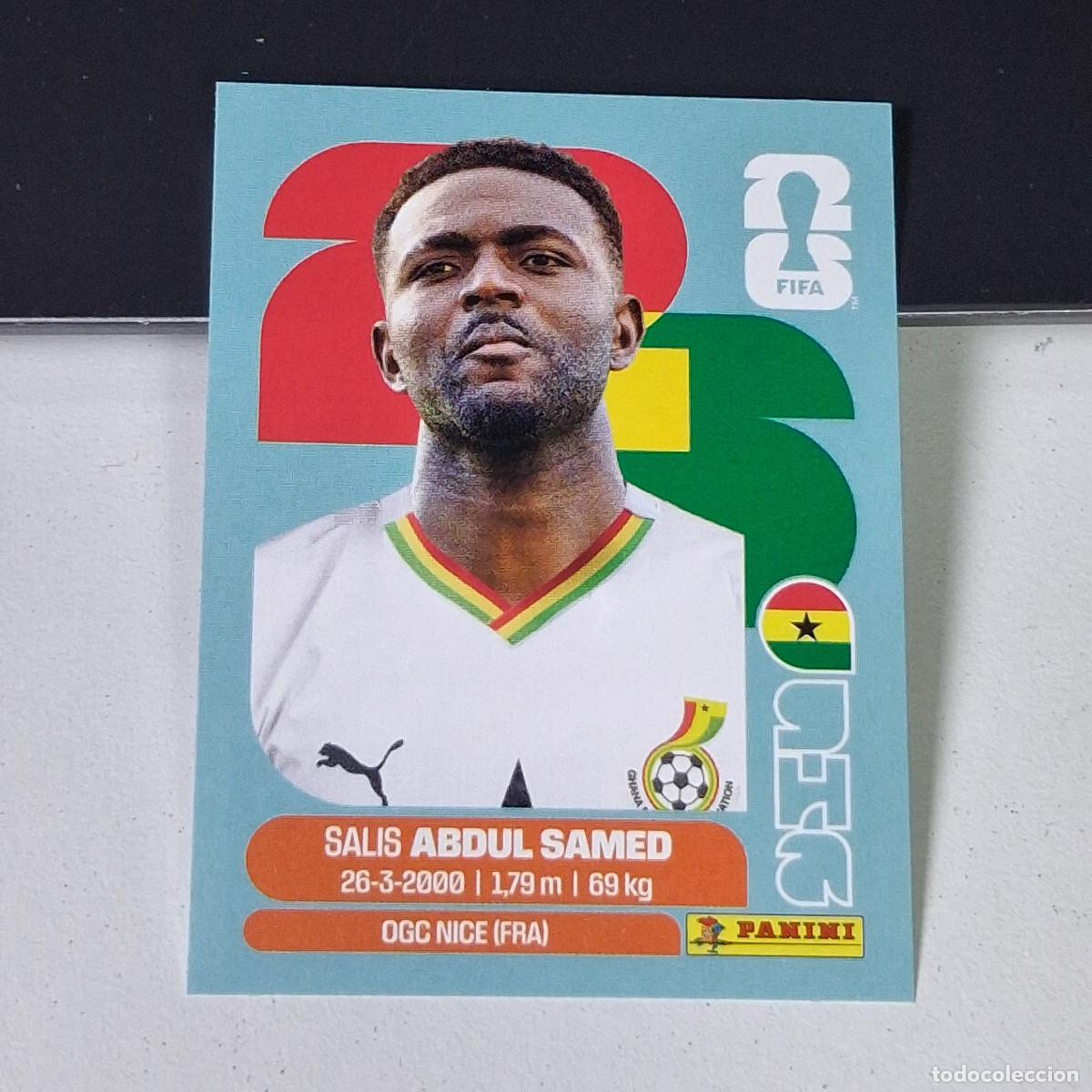 Cromos de F&uacute;tbol: A38 GHA11 SALIS ABDUL SAMED 11 GHANA GHA MUNDIAL FIFA WORLD CUP 2026 STICKER PANINI