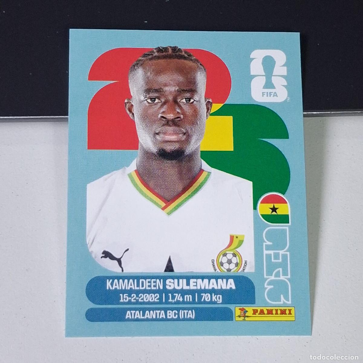 Cromos de F&uacute;tbol: A38 GHA12 KAMALDEEN SULEMANA 12 GHANA GHA MUNDIAL FIFA WORLD CUP 2026 STICKER PANINI