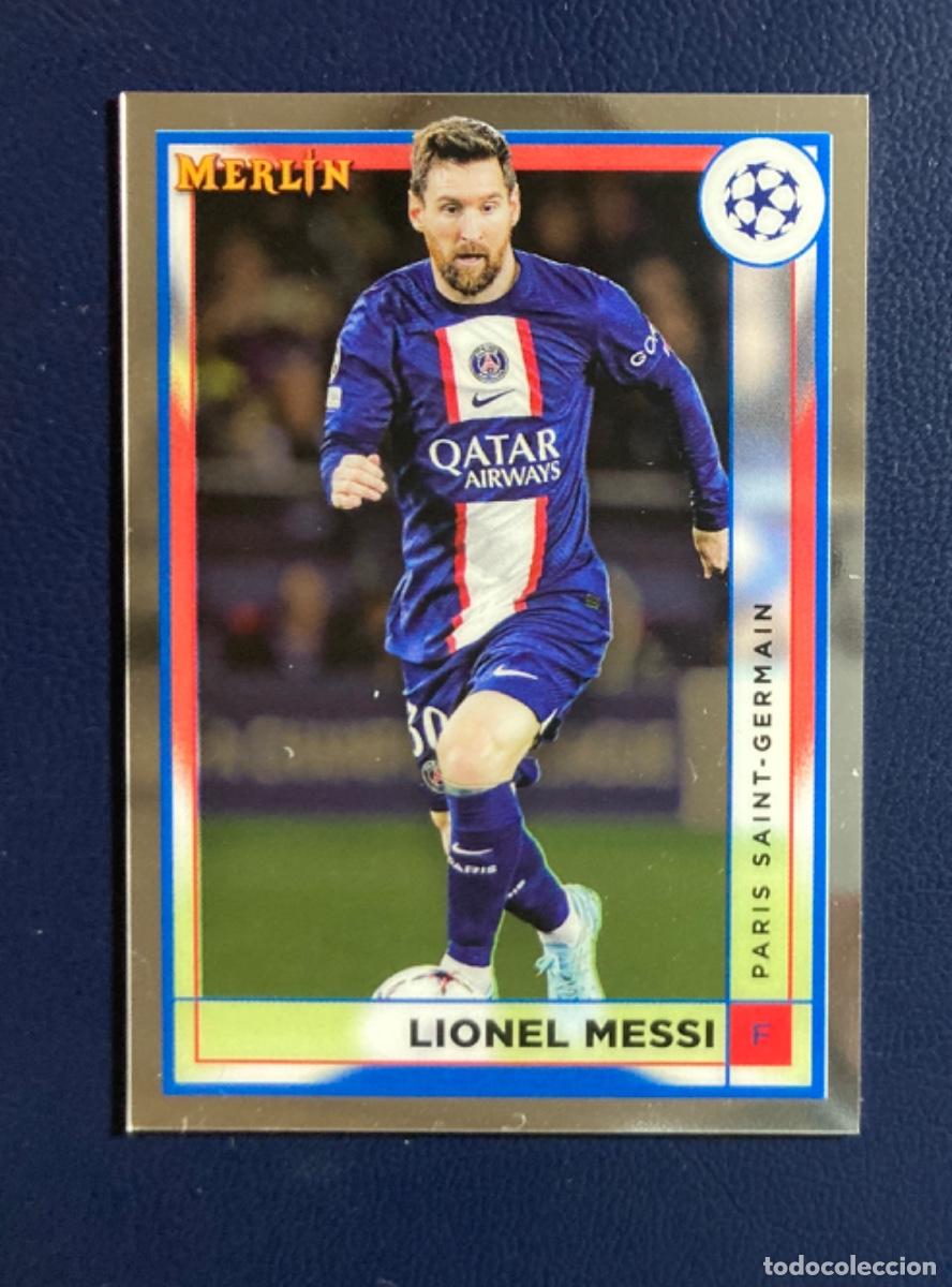 Cromos de F&uacute;tbol: 104 MESSI, PSG. TOPPS MERLIN CHROME. TOPPS 2022/2023