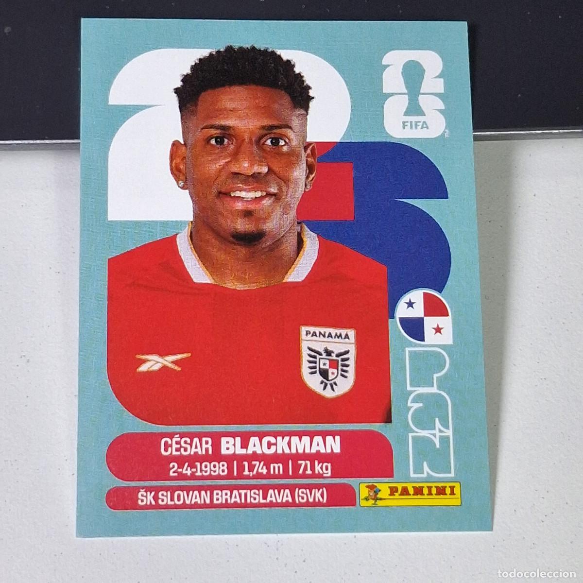 Cromos de F&uacute;tbol: A38 PAN9 C&Eacute;SAR BLACKMAN 9 PANAM&Aacute; PAN MUND PANAM&Aacute; PAN MUNDIAL FIFA WORLD CUP 2026 STICKER PANINI