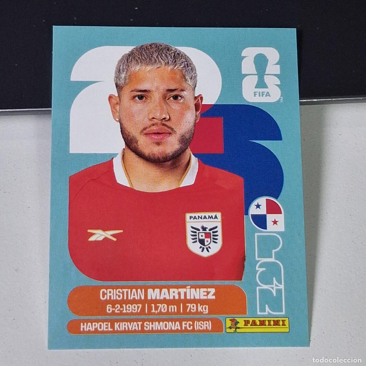 Cromos de F&uacute;tbol: A38 PAN10 CRISTIAN MART&Iacute;NEZ 10 PANAM&Aacute; PAN MUND PANAM&Aacute; PAN MUNDIAL FIFA WORLD CUP 2026 STICKER PANINI