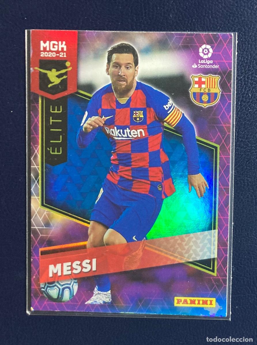 Cromos de F&uacute;tbol: 378 LEO MESSI BARCELONA ELITE MGK 2020 2021 MEGACRACKS 20 21 PANINI