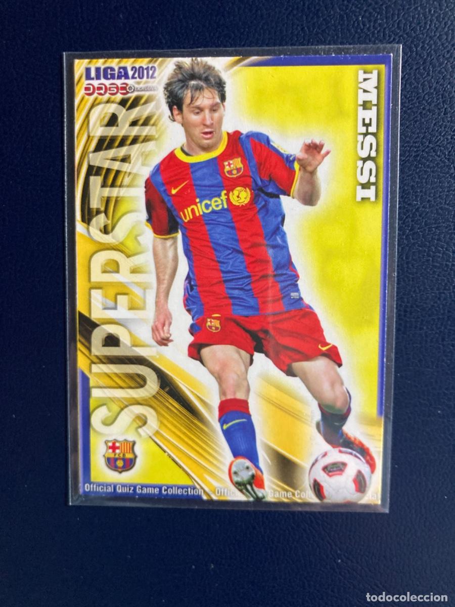 Cromos de F&uacute;tbol: 26 MESSI F.C. BARCELONA SUPERSTAR MATE CROMOS ALBUM MUNDICROMO FICHAS LIGA QUIZ GAME 2011 2012 11 12
