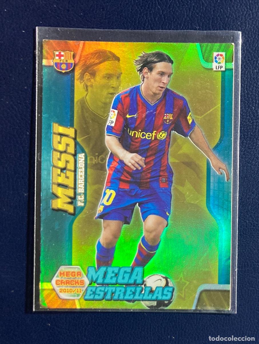 Cromos de F&uacute;tbol: MEGACRACKS 2010 2011 MGK 10 11 ALBUM PANINI LIGA N 389 BARCELONA ESTRELLAS MESSI