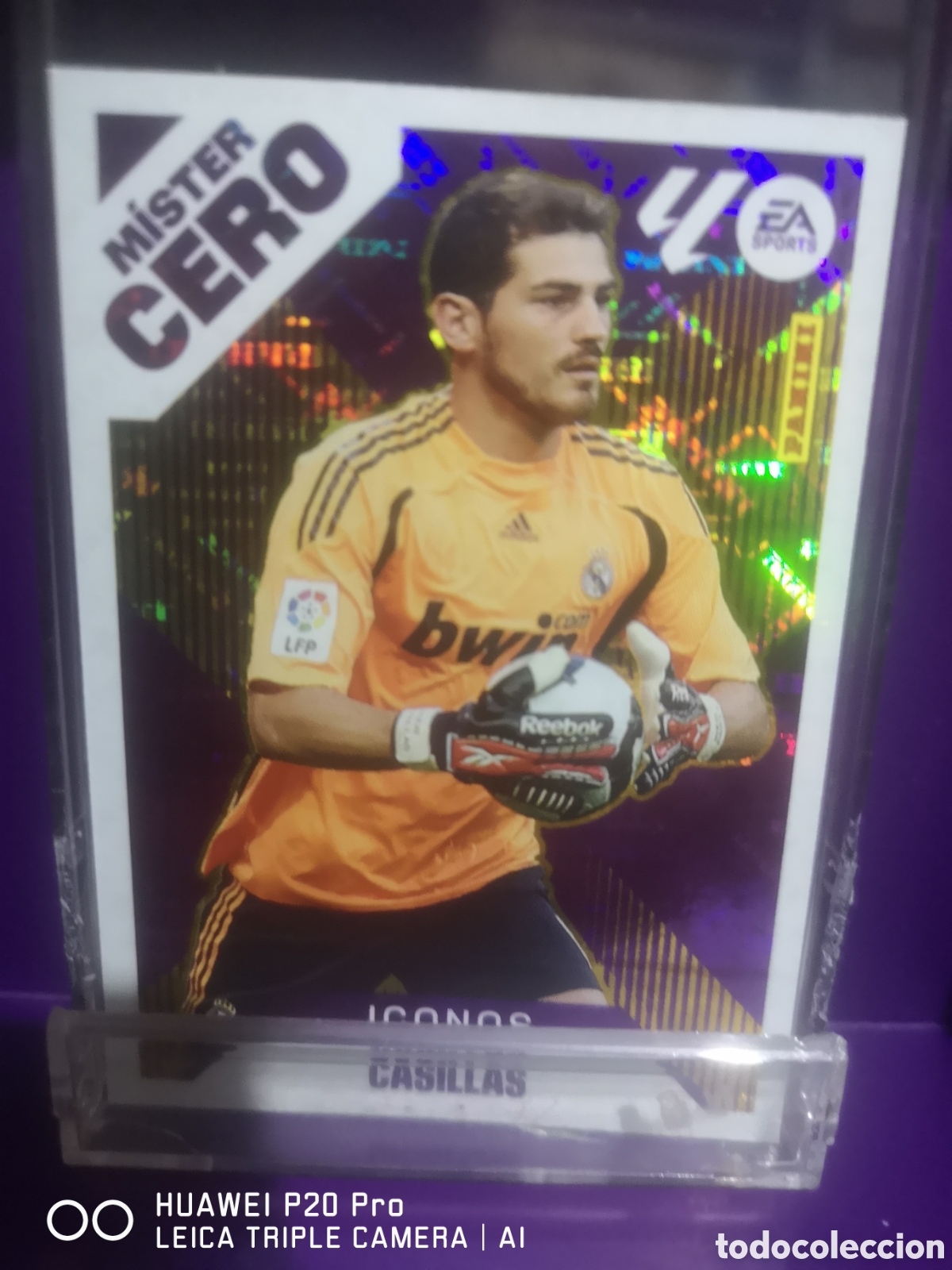 Cromos de F&uacute;tbol: LIGA ESTE 2025 2026 MISTER CERO ICONOS CASILLAS REAL MADRID 14