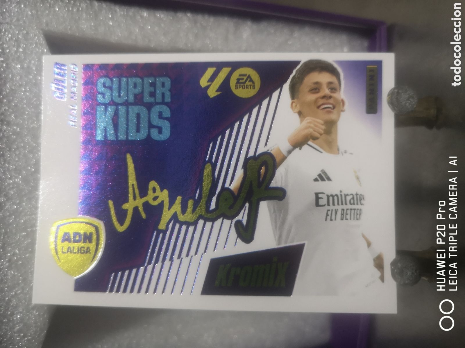 Cromos de F&uacute;tbol: LIGA ESTE 2025 2026 KROMIX SUPER KIDS GULER REAL MADRID K 10