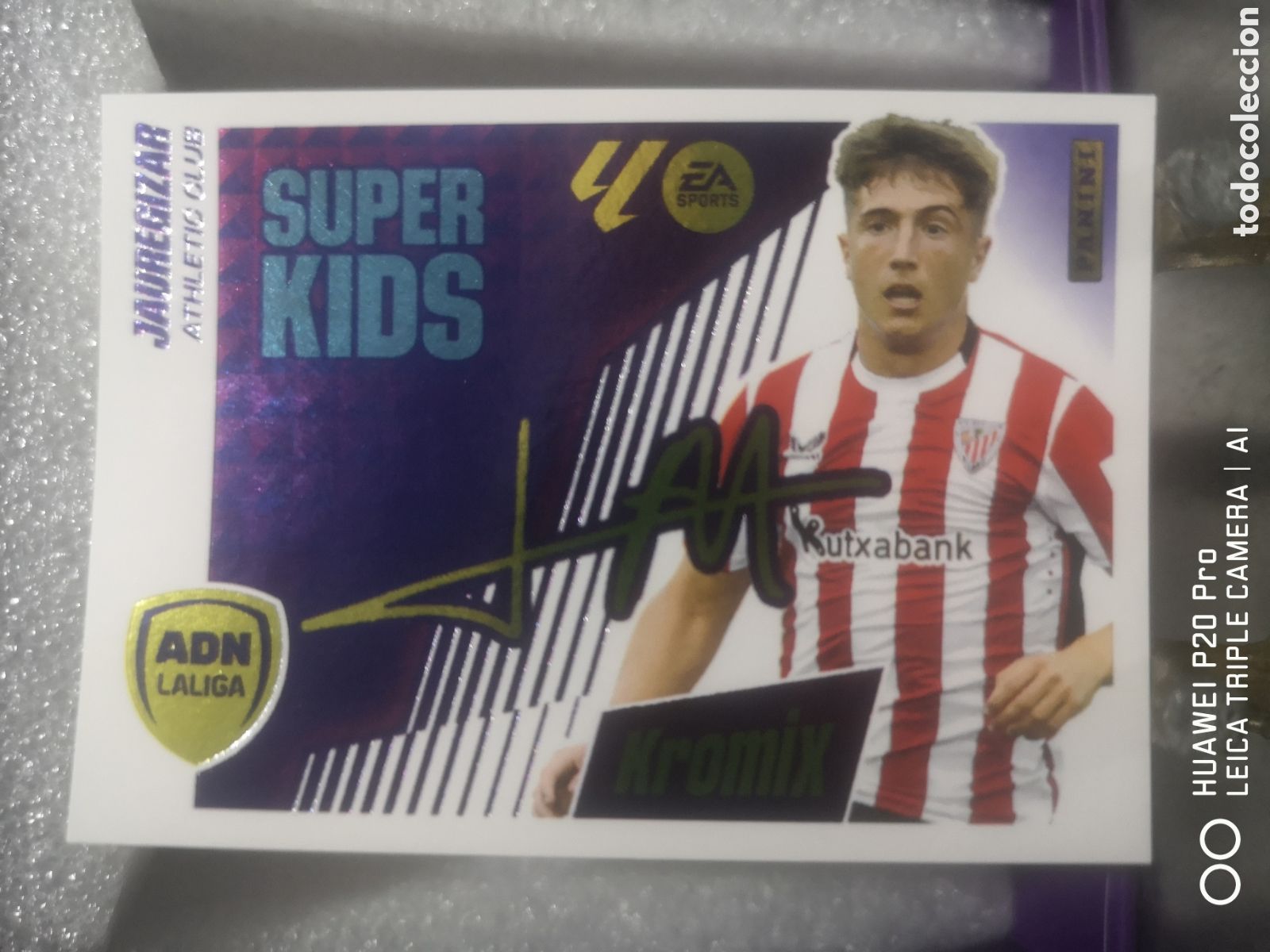 Cromos de F&uacute;tbol: LIGA ESTE 2025 2026 KROMIX SUPER KIDS JAUREGIZAR ATHLETIC BILBAO K 11