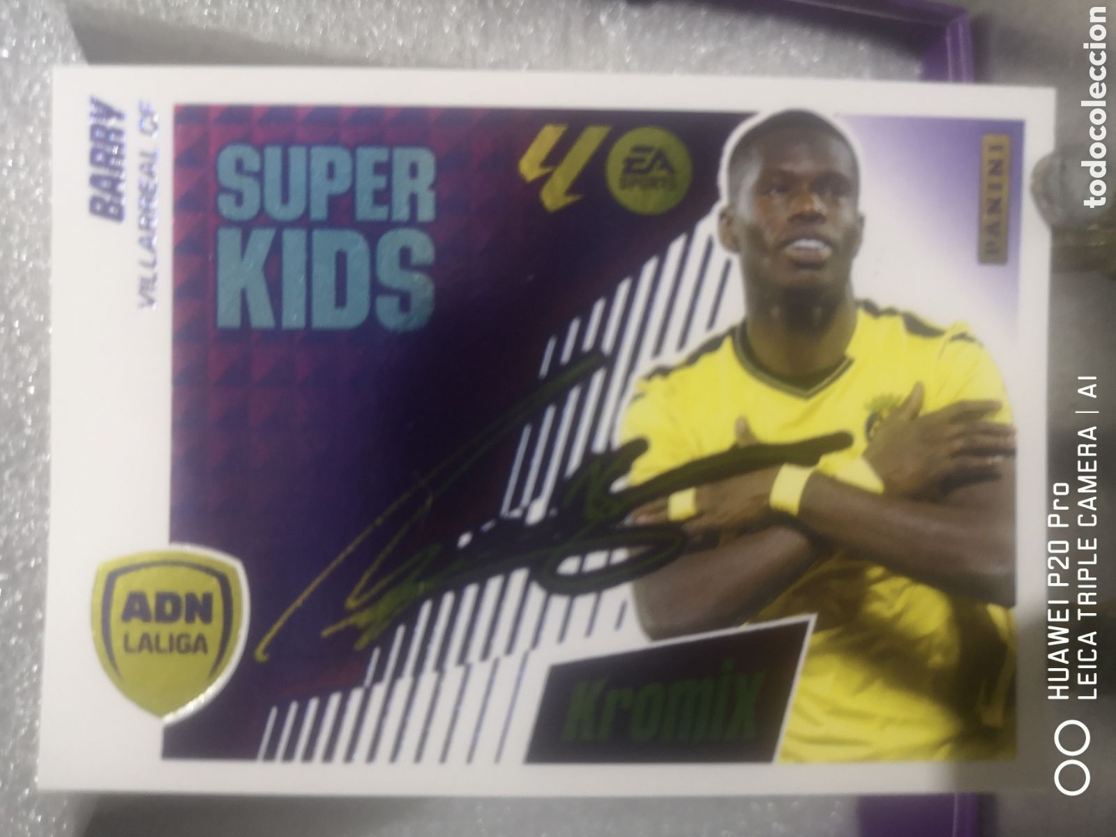 Cromos de F&uacute;tbol: LIGA ESTE 2025 2026 KROMIX SUPER KIDS BARRY VILLARREAL K 4