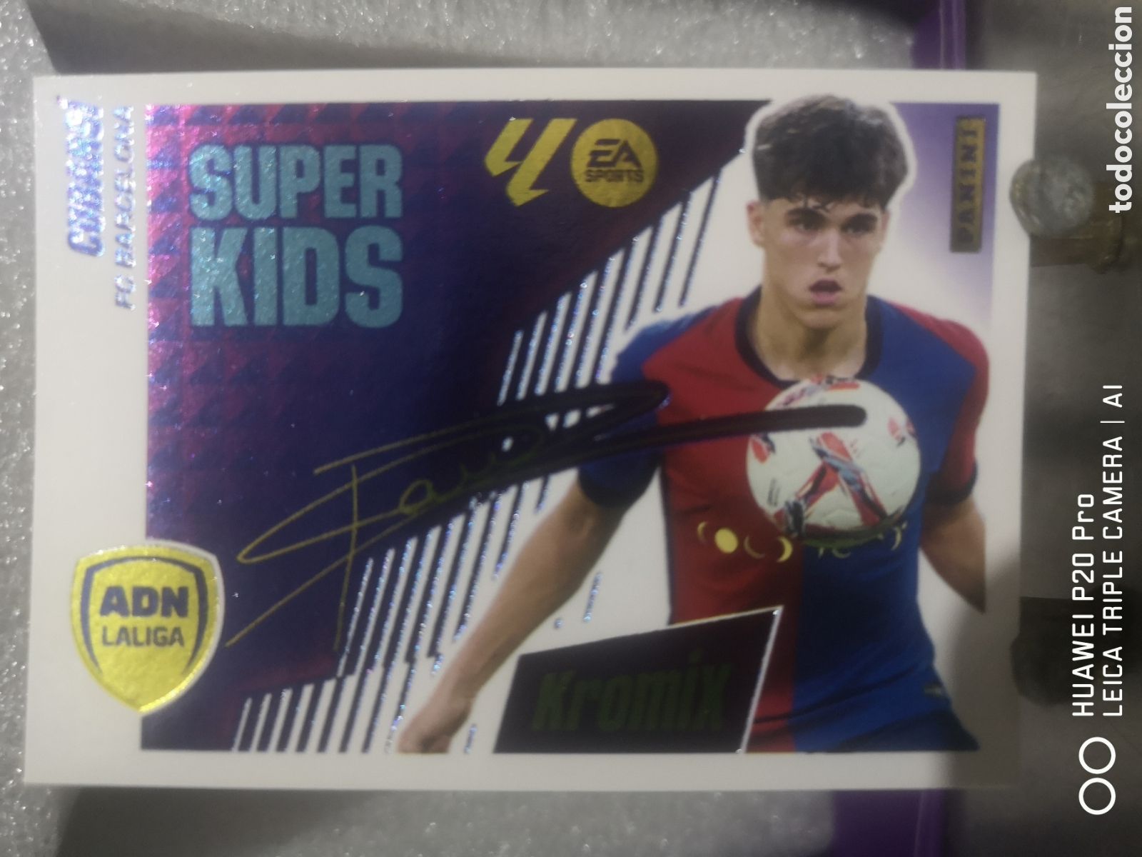 Cromos de F&uacute;tbol: LIGA ESTE 2025 2026 KROMIX SUPER KIDS CUBARSI BARCELONA K 6