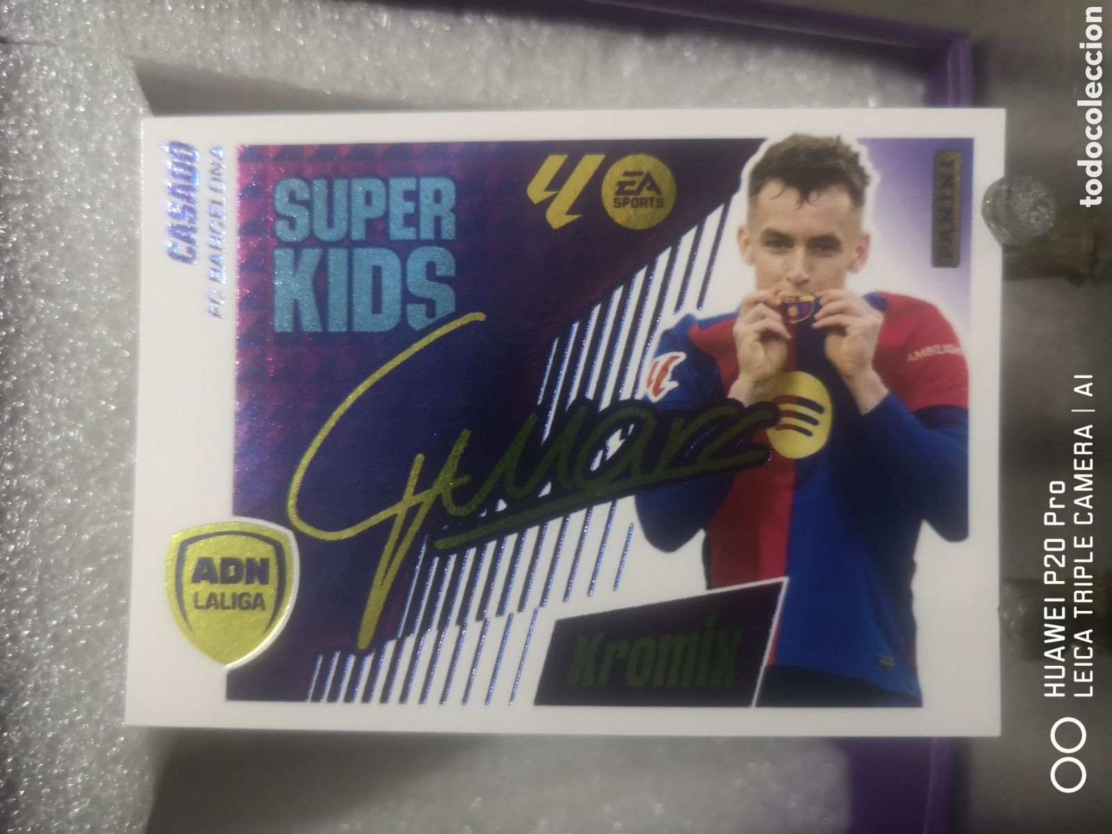 Cromos de F&uacute;tbol: LIGA ESTE 2025 2026 KROMIX SUPER KIDS CASADO BARCELONA K 5