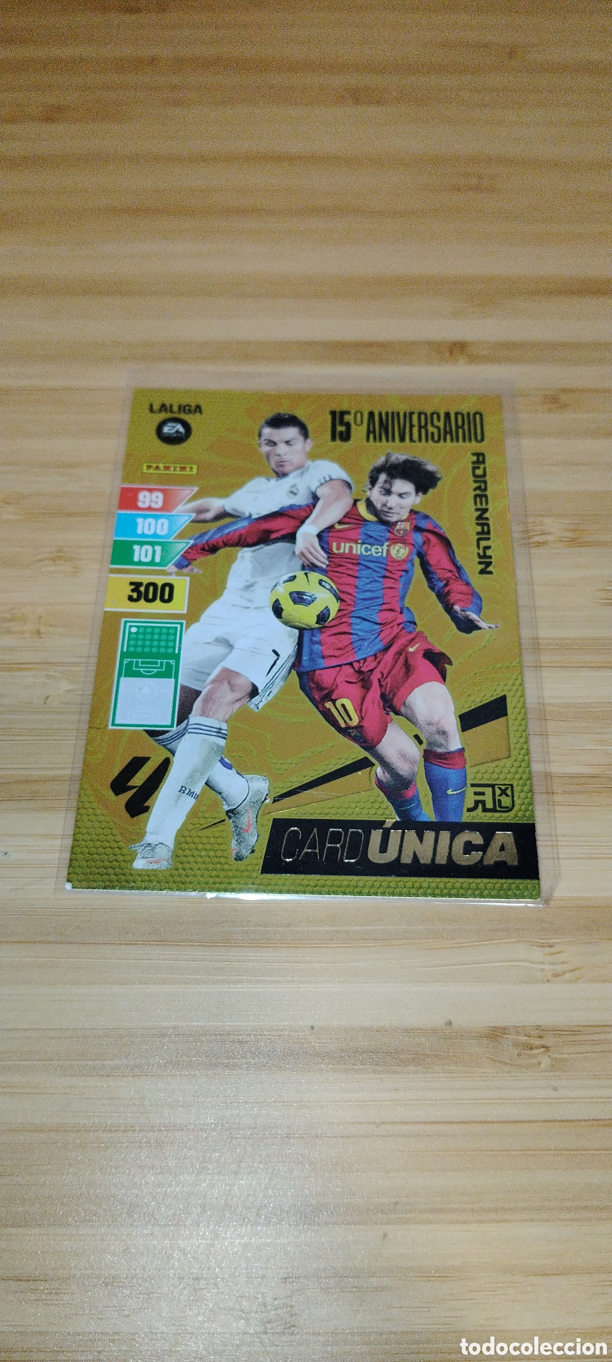 Cromos de F&uacute;tbol: Card unica adrenalyn 15 Aniversario