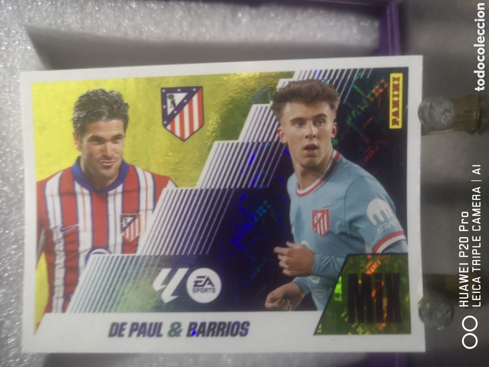 Cromos de F&uacute;tbol: LIGA ESTE 2025 2026 MIX DE PAUL / BARRIOS ATLETICO DE MADRID 6