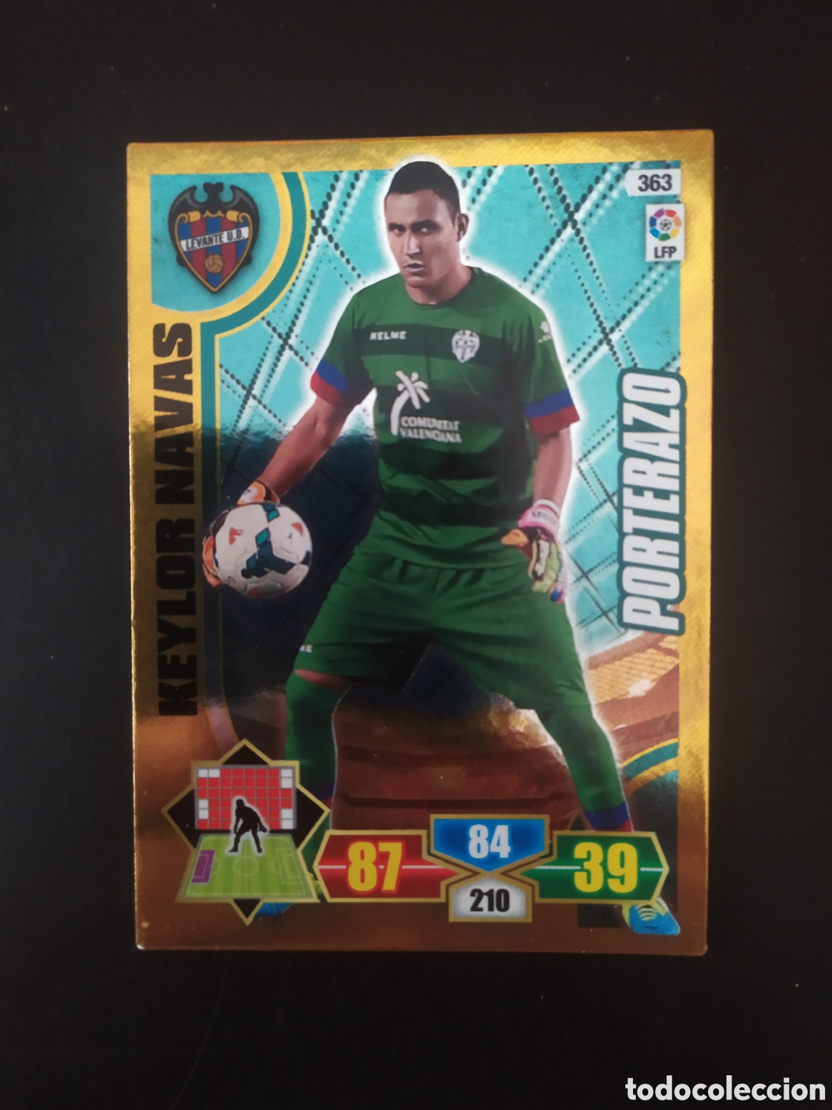 Cromos de F&uacute;tbol: Adrenalyn 2013 2014 13 14 panini Keylor Navas porterazo n&deg; 363 Levante