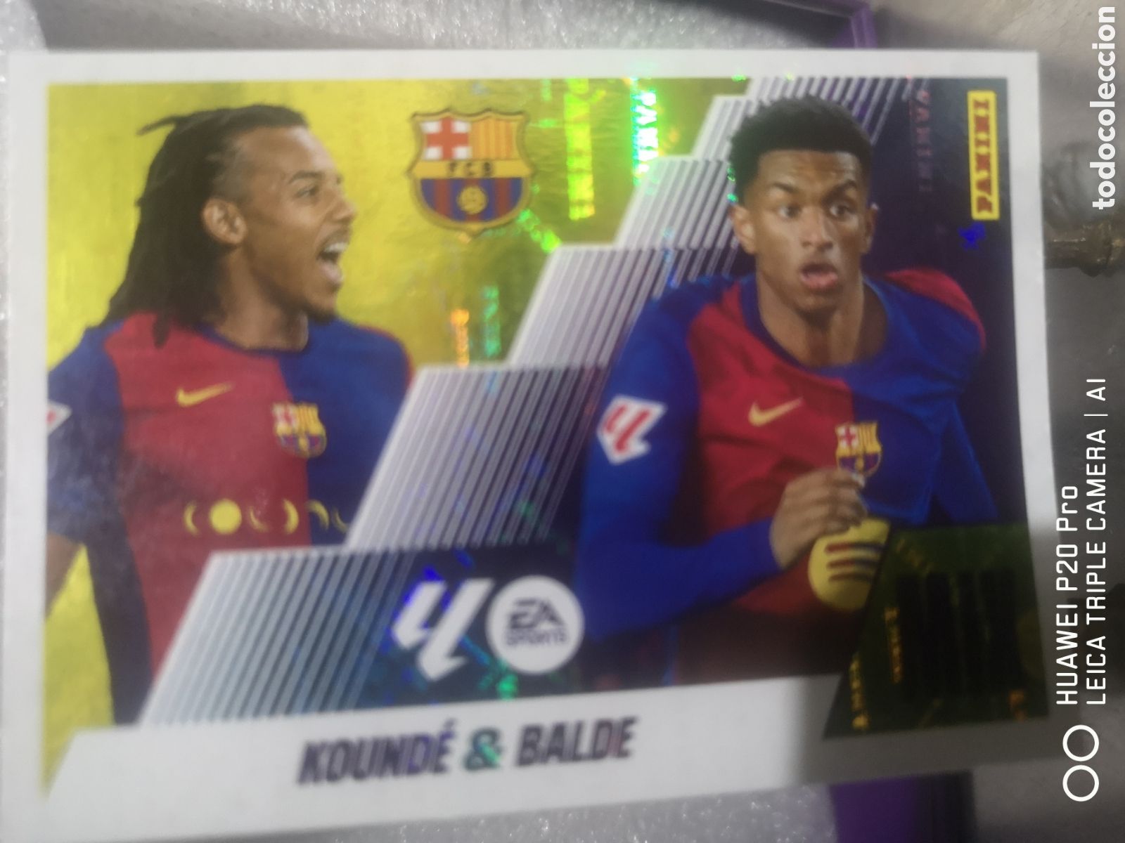 Cromos de F&uacute;tbol: LIGA ESTE 2025 2026 MIX KOUNDE/ BALDE BARCELONA 4 BIS
