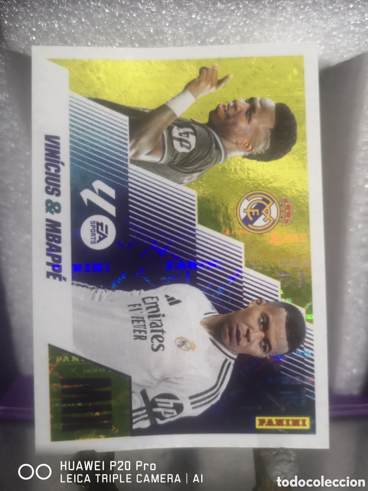 Cromos de F&uacute;tbol: LIGA ESTE 2025 2026 MIX VINICIUS / MBAPPE REAL MADRID 22