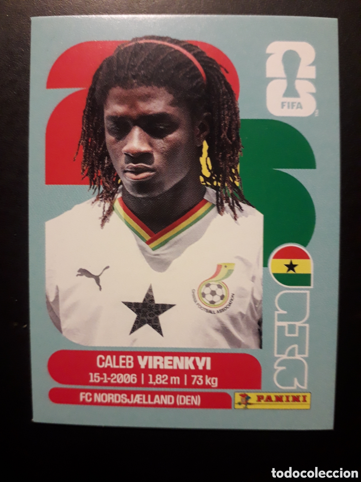 Cromos de F&uacute;tbol: YIRENKYI GHANA GHA 8 MUNDIAL F&Uacute;TBOL 2026 FIFA WORLD CUP PANINI SIN PEGAR PEDIDO M&Iacute;NIMO 3&euro;