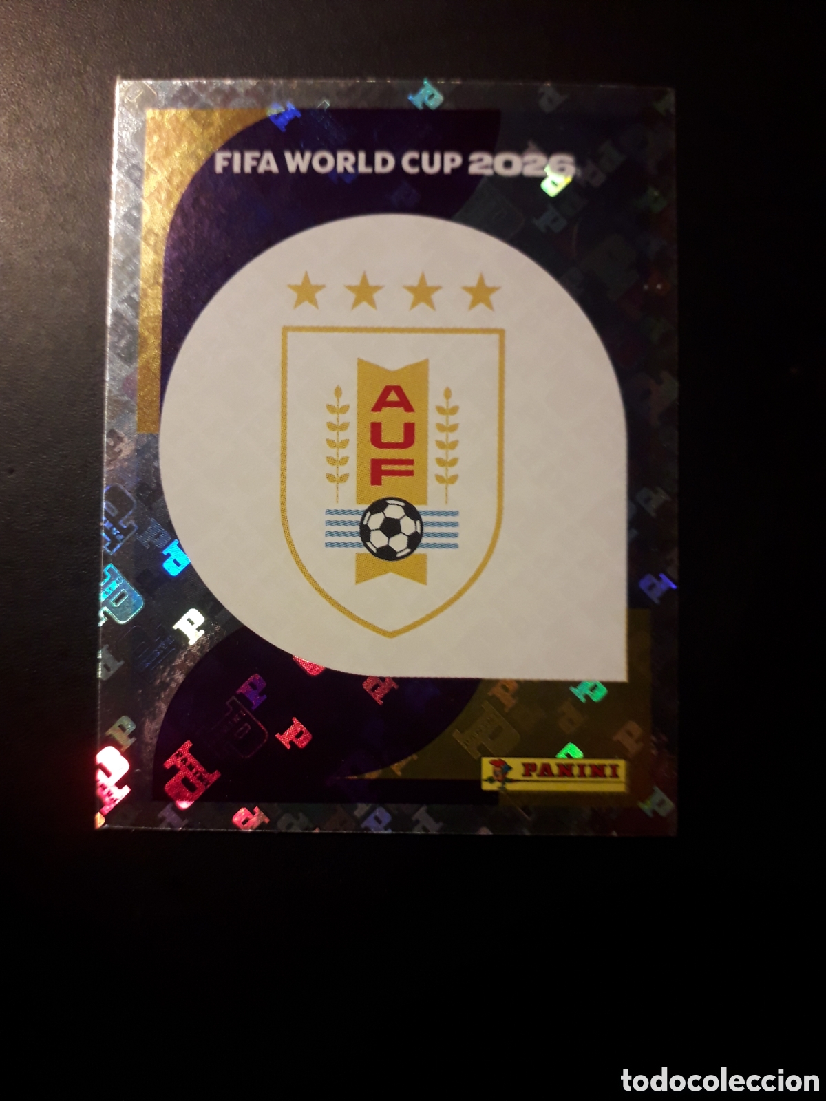 Cartes &agrave; collectionner de Football: ESCUDO URUGUAY URU 1 MUNDIAL F&Uacute;TBOL 2026 FIFA WORLD CUP PANINI SIN PEGAR PEDIDO M&Iacute;NIMO 3&euro;
