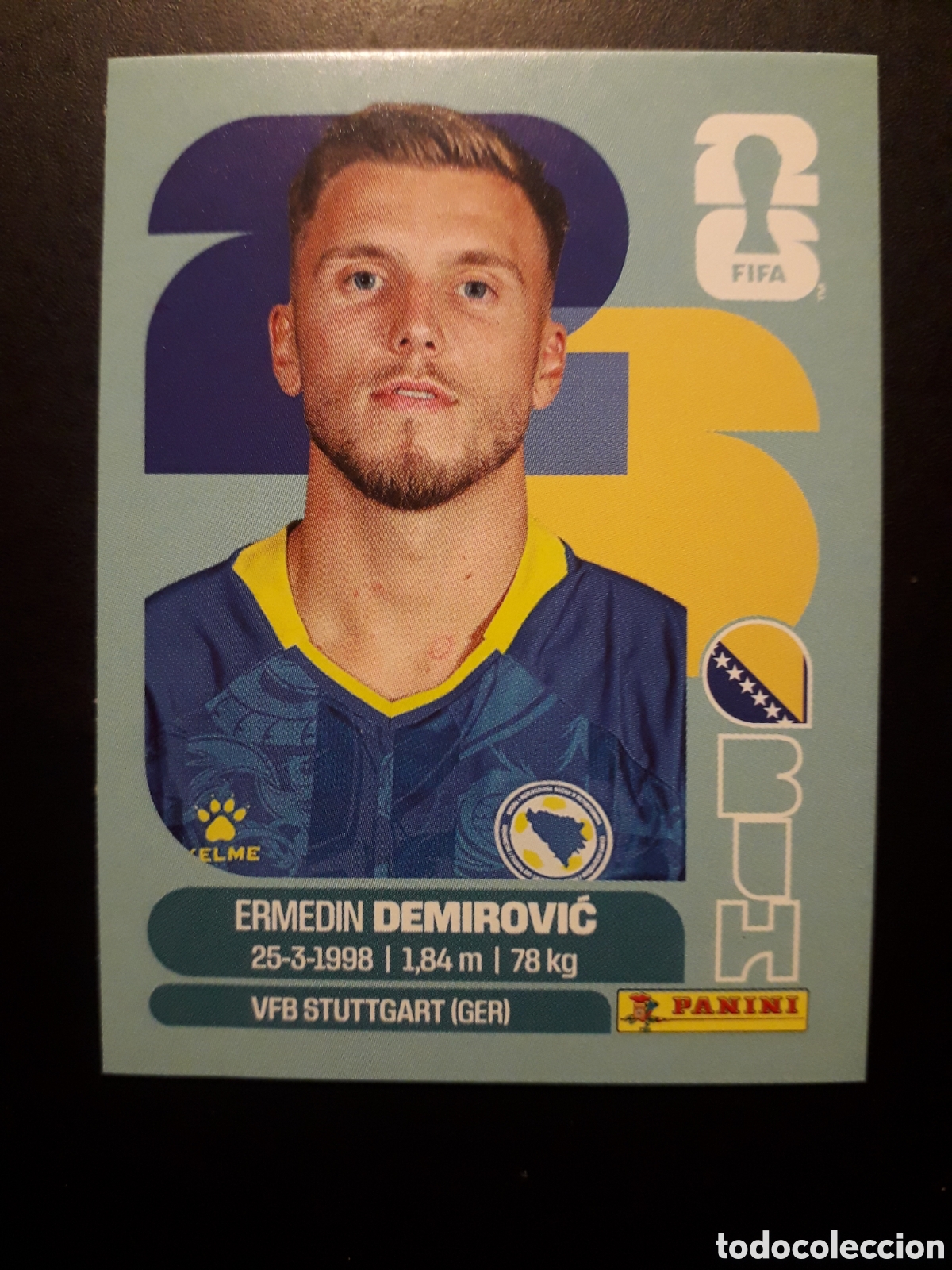 Cromos de F&uacute;tbol: DEMIROCIĆ BOSNIA HERCEGOVINA BIH 17 MUNDIAL F&Uacute;TBOL 2026 FIFA WORLD CUP PANINI PEDIDO M&Iacute;NIMO 3&euro;