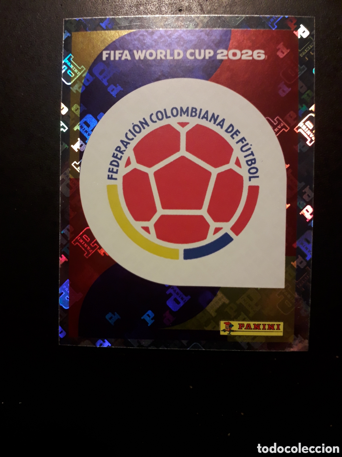 Cartes &agrave; collectionner de Football: ESCUDO COLOMBIA COL 1 MUNDIAL F&Uacute;TBOL 2026 FIFA WORLD CUP PANINI SIN PEGAR PEDIDO M&Iacute;NIMO 3&euro;