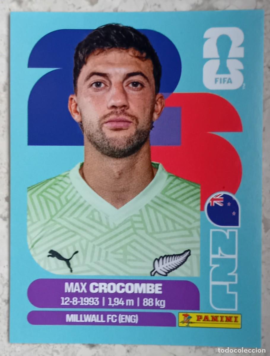 Cromos de Futebol: Figurina Panini 2026 Cromo World Cup Usa Mundial 2026 Max Crocombe New Zeland n NZL 2