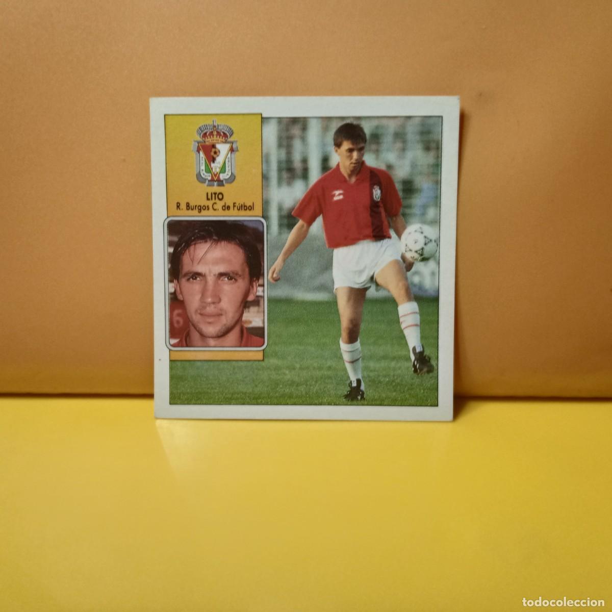 Football Stickers: EDICIONES ESTE 1992 1993 92 93 R. BURGOS C.F LITO