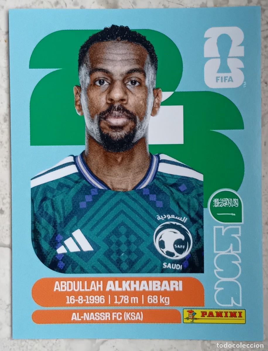 Football Stickers: Figurina Panini 2026 Cromo World Cup Usa Mundial 2026 Abdullah Alkhaibari Saudi Arabia n KSA 11
