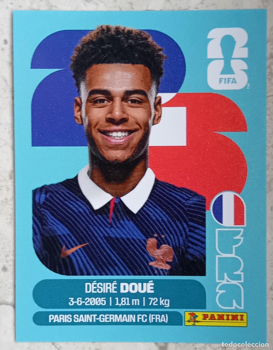 Cromos de F&uacute;tbol: Figurina Panini 2026 Cromo World Cup Usa Mundial 2026 Desir&eacute; Dou&eacute; France n FRA 17
