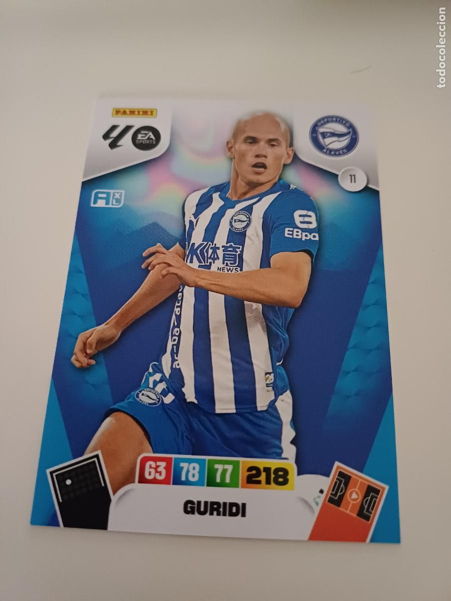 Cromos de F&uacute;tbol: 011 - Guridi - Alav&eacute;s