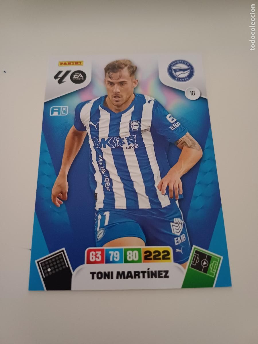 Cromos de F&uacute;tbol: 016 - Toni Mart&iacute;nez - Alav&eacute;s