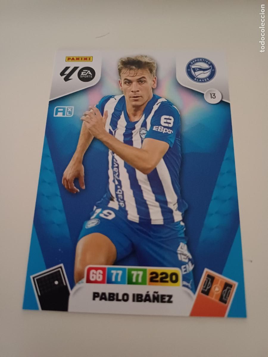 Cromos de F&uacute;tbol: 013 - Pablo Ib&aacute;&ntilde;ez - Alav&eacute;s