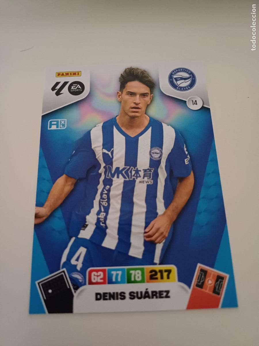 Cromos de F&uacute;tbol: 014 - Denis Su&aacute;rez - Alav&eacute;s