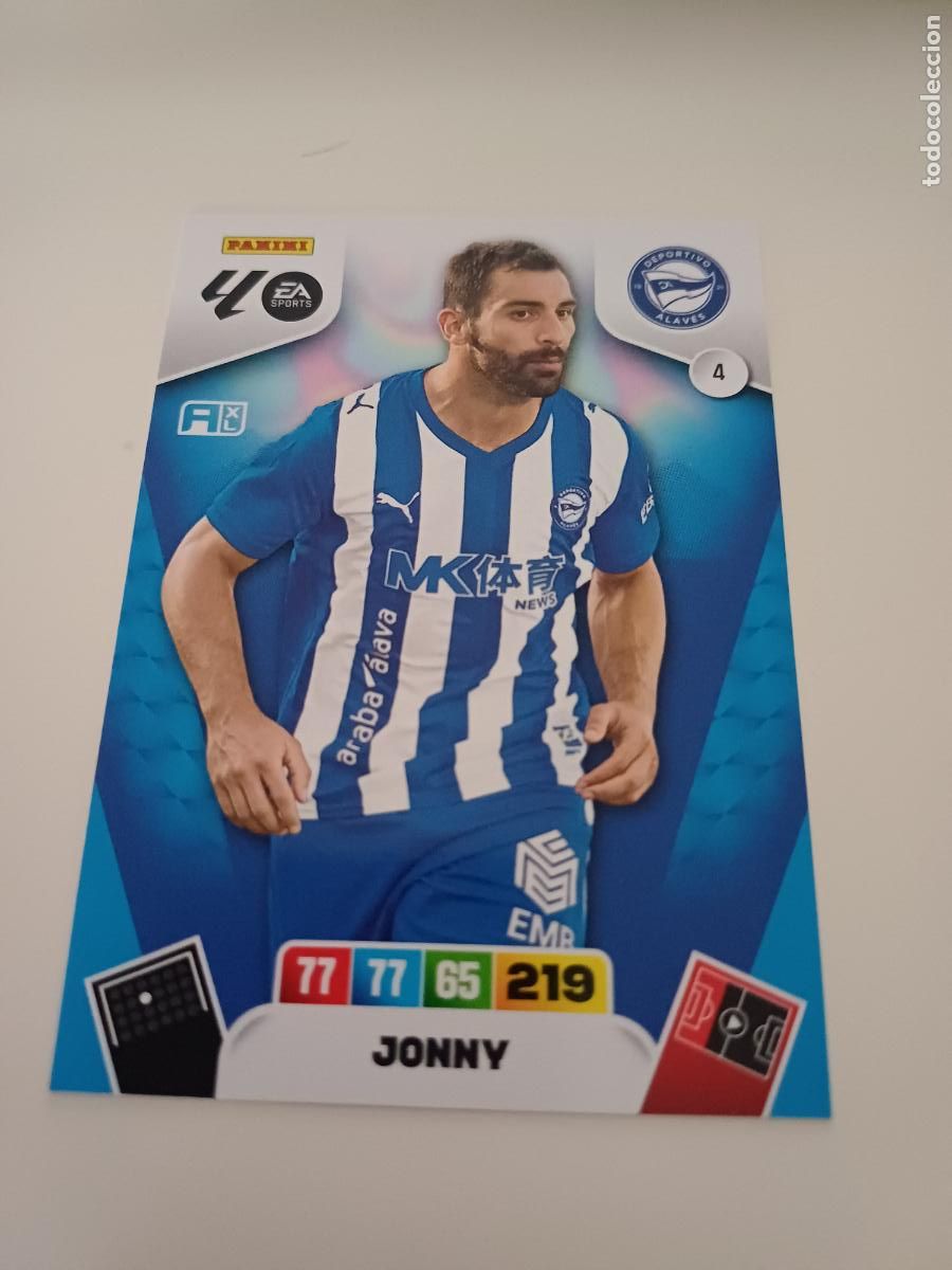 Cromos de F&uacute;tbol: 004 - Jonny - Alav&eacute;s