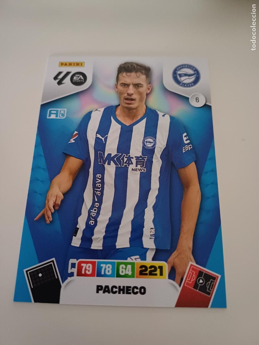 Cromos de F&uacute;tbol: 006 - Pacheco - Alav&eacute;s