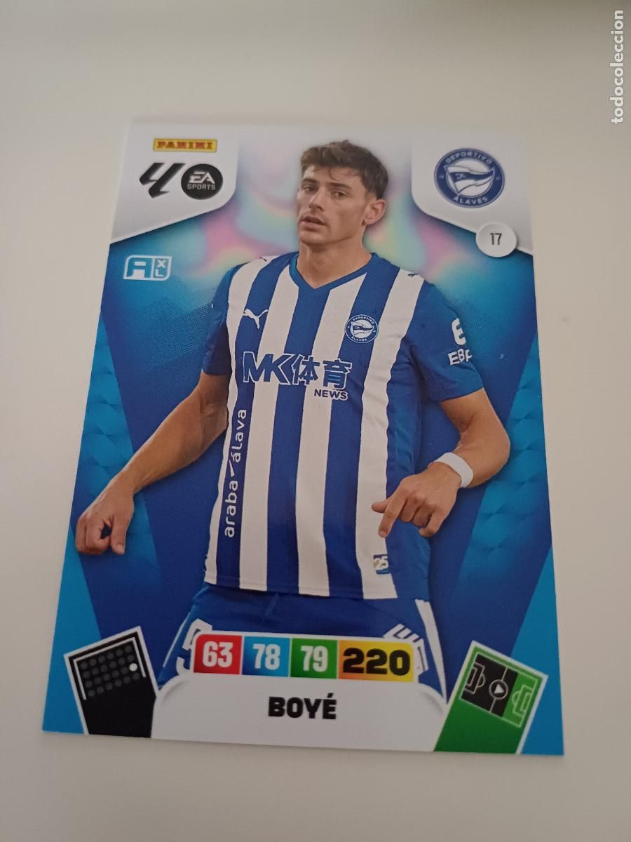 Cromos de F&uacute;tbol: 017 - Boy&eacute; - Alav&eacute;s