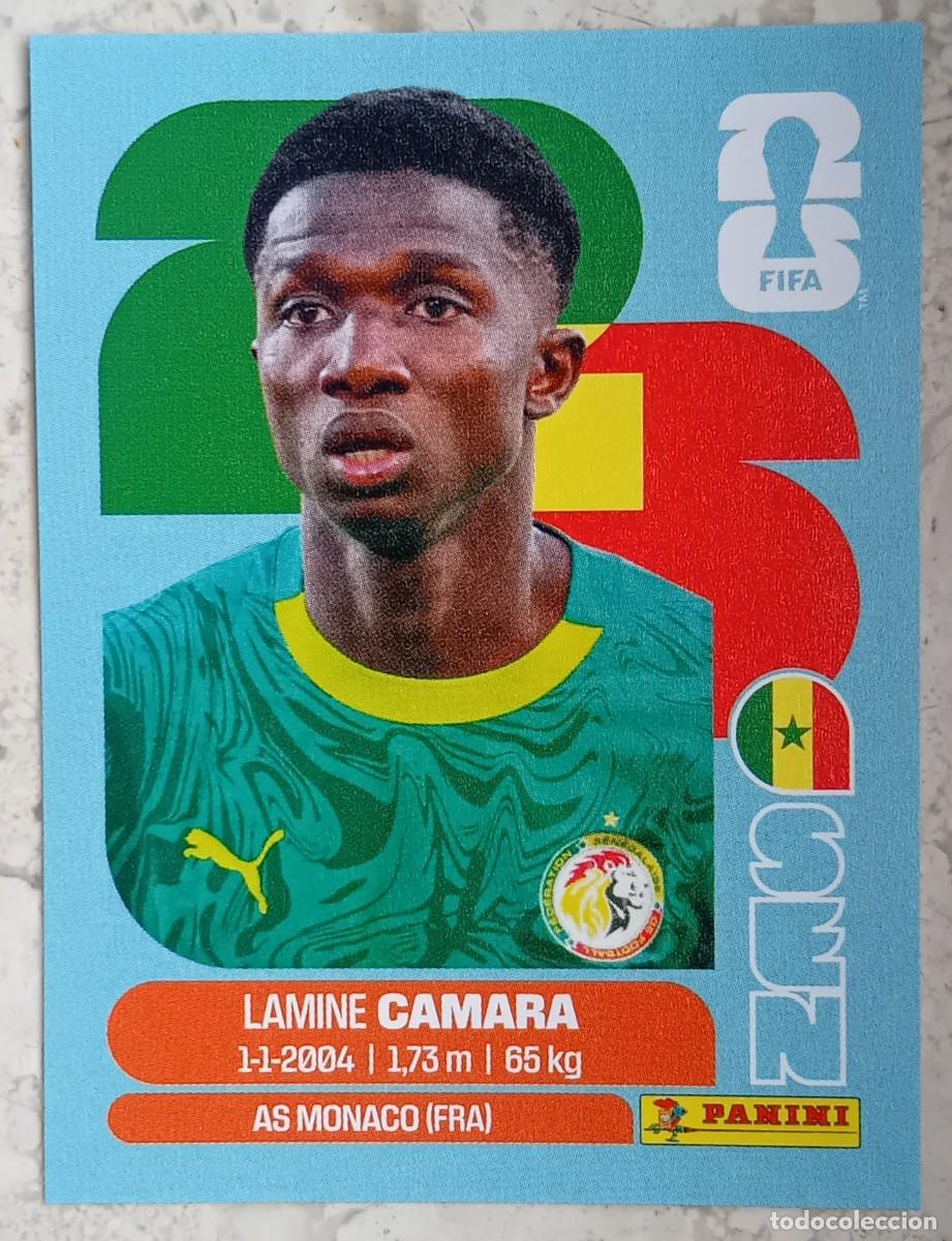 Cromos de F&uacute;tbol: Figurina Panini 2026 Cromo World Cup Usa Mundial 2026 Lamine Camara Senegal n SEN 14