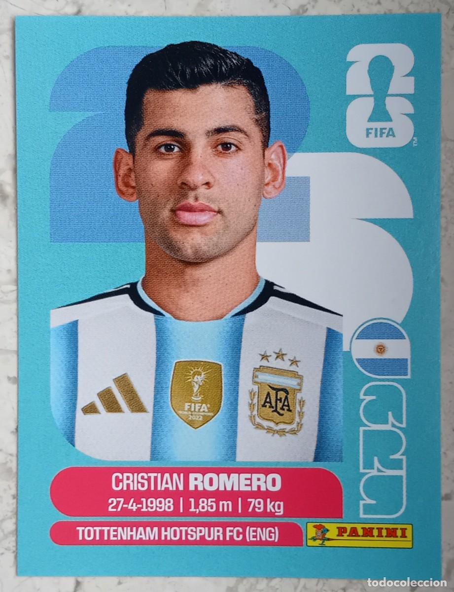 Cromos de F&uacute;tbol: Figurina Panini 2026 Cromo World Cup Usa Mundial 2026 Cristian Romero Argentina n ARG 4