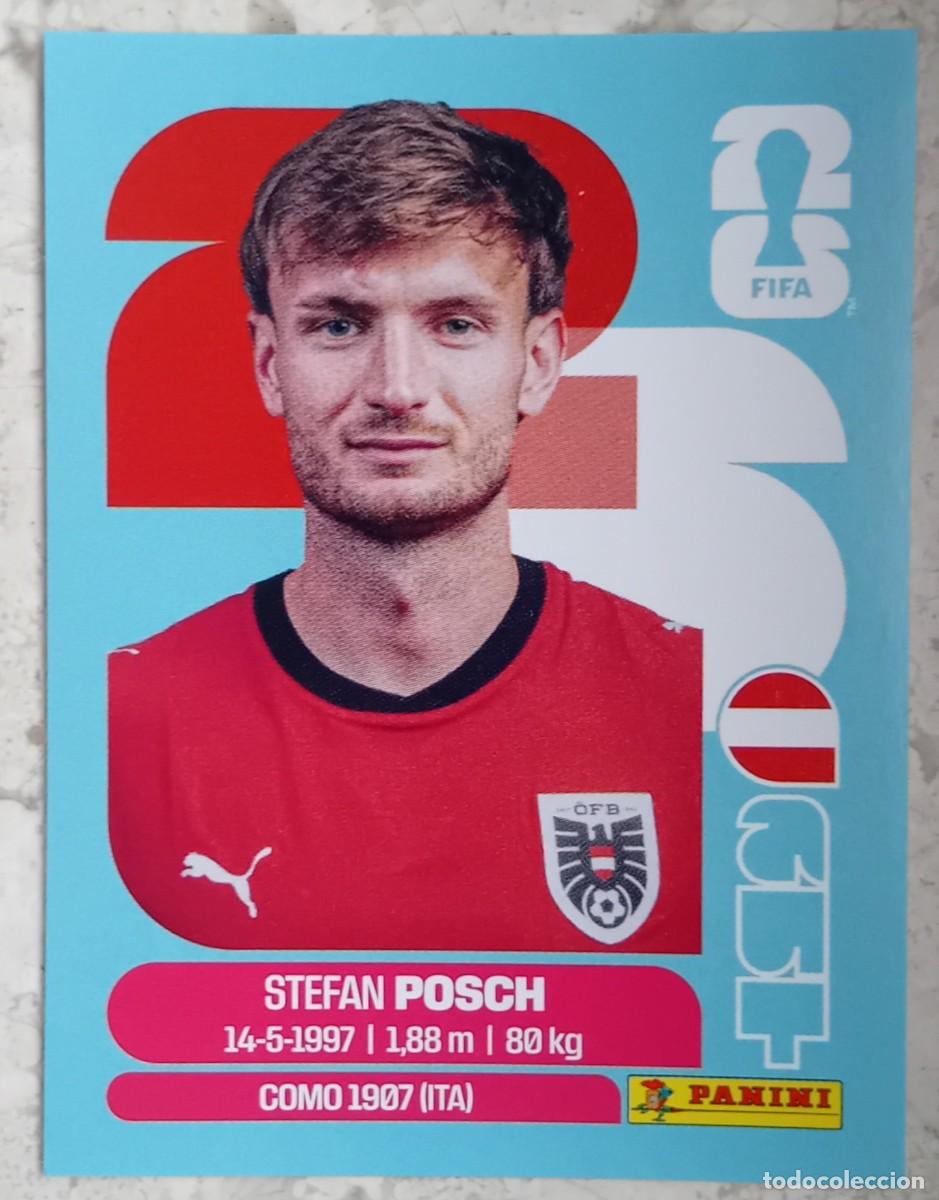Cromos de F&uacute;tbol: Figurina Panini 2026 Cromo World Cup Usa Mundial 2026 Stefan Posch Austria n AUT 7