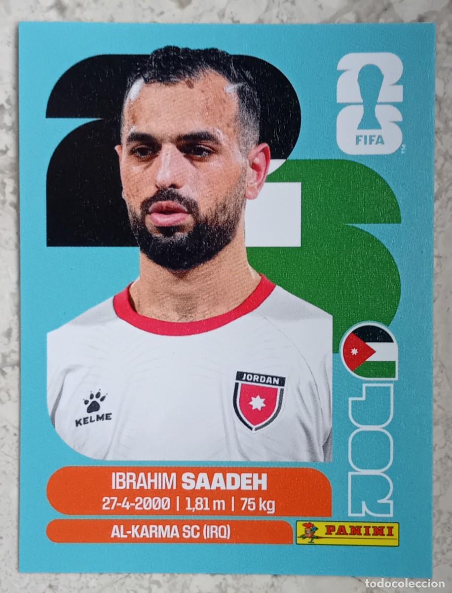Cromos de F&uacute;tbol: Figurina Panini 2026 Cromo World Cup Usa Mundial 2026 Ibrahim Saadeh Jordan n JOR 9