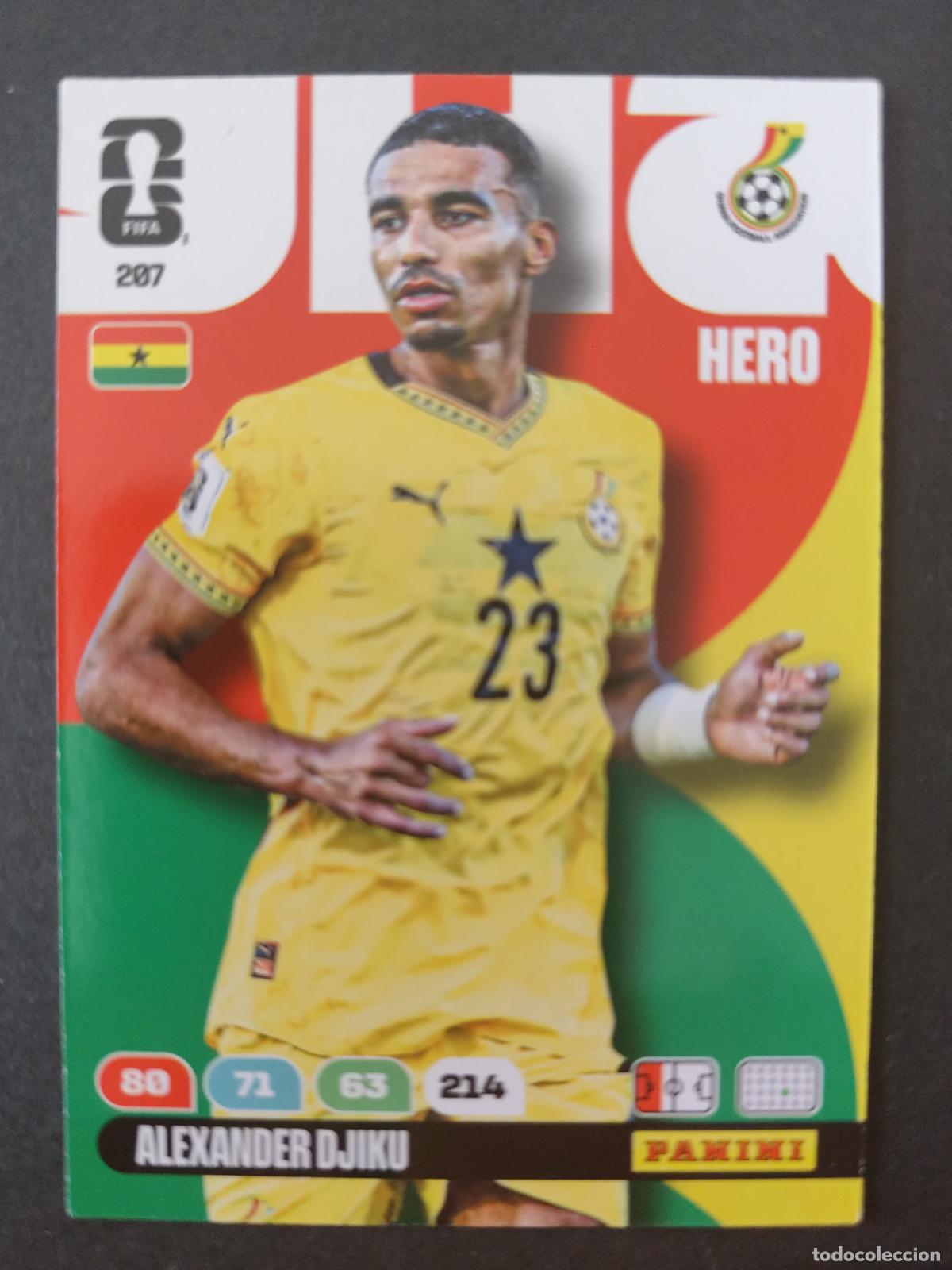 Cromos de F&uacute;tbol: 207 ALEXANDER DJIKU GHANA ADRENALYN MUNDIAL FIFA WORLD CUP 2026 PANINI