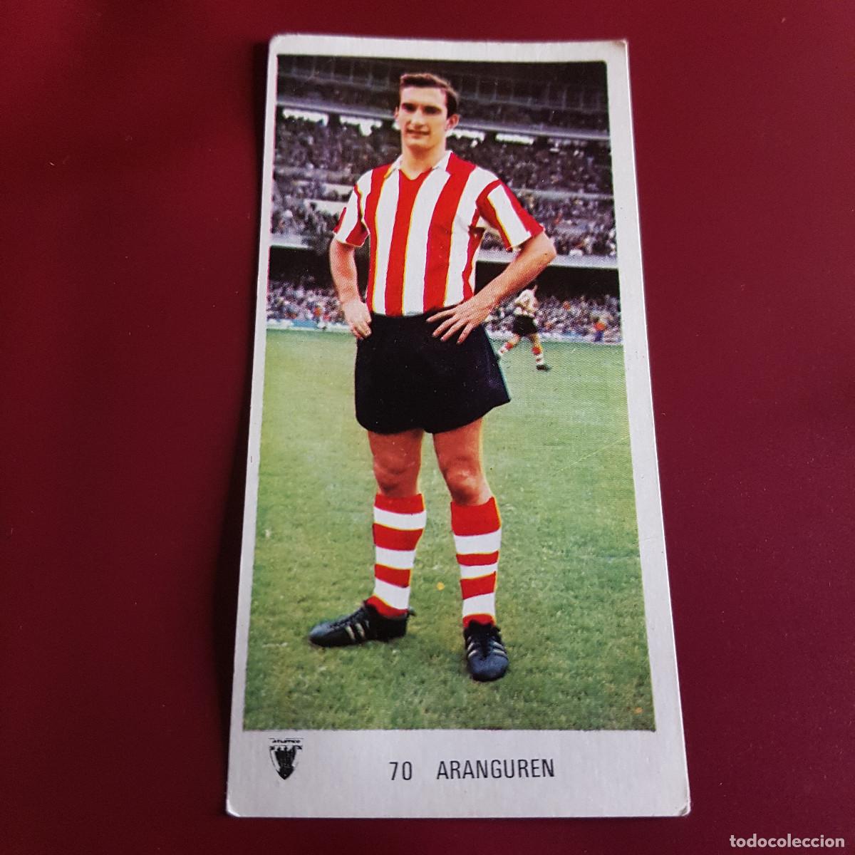 Cromos de F&uacute;tbol: RUIZ ROMERO - FUTBOL 1971 1972 - 71 72 - BILBAO - ARANGUREN 70 - NUNCA PEGADO